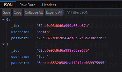 json hashes